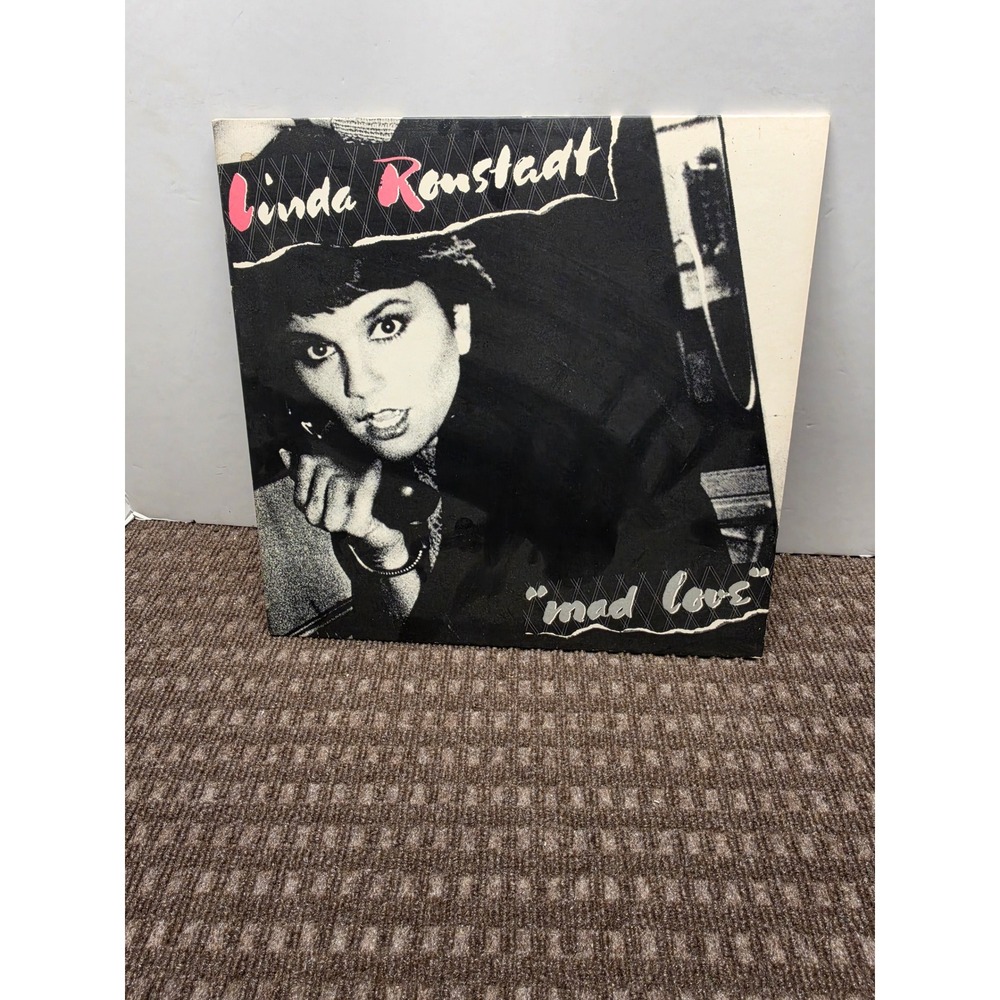 Linda Ronstadt Mad Love Vinyl LP Album 1980 Asylum Records SE-510 Rock New Wave